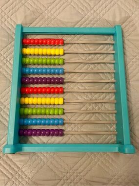Hand2Mind Kids Colorful Counting Abacus